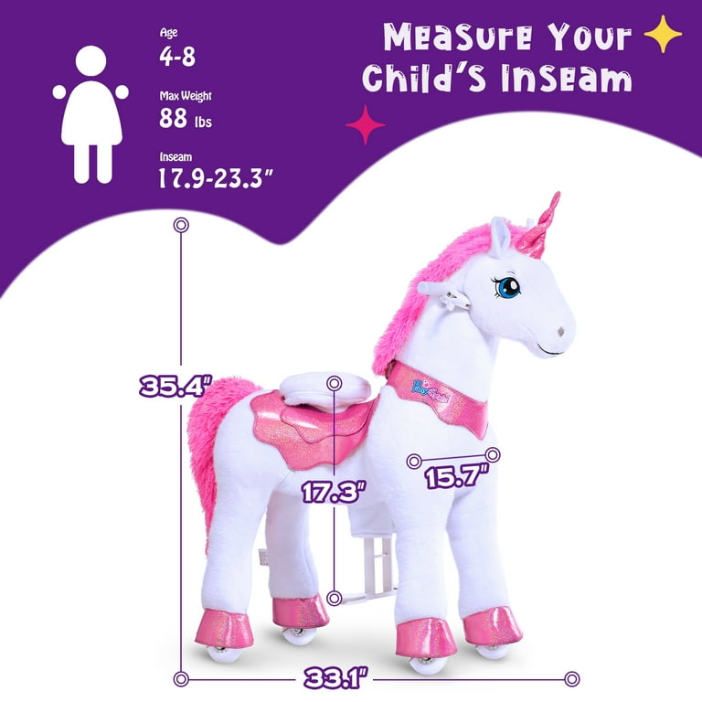Rideable unicorn hotsell