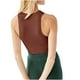 thumbnail image 4 of Moda mujer sólido sexy sin mangas con cuello en v chaleco delgado tops cortos blusa Pompotops  lopia999780, 4 of 6