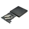 thumbnail image 3 of Portable USB 2.0 External CD/DVD Reader & CD Burner Combo Drive - Lightweight Compact Design, Plug-and-Play, Low Noise, Shockproof, 24X CD Read/Write Speed, 8X DVD Reading, Compatible with, 3 of 6