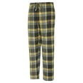 thumbnail image 2 of Men's Concepts Sport Gold/Black Vegas Golden Knights Region Flannel Sleep Pants, 2 of 3