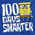 thumbnail image 2 of SpongeBob 100 Days Smarter Unisex Adult Crewneck Sweatshirt, Royal, Large, 2 of 5
