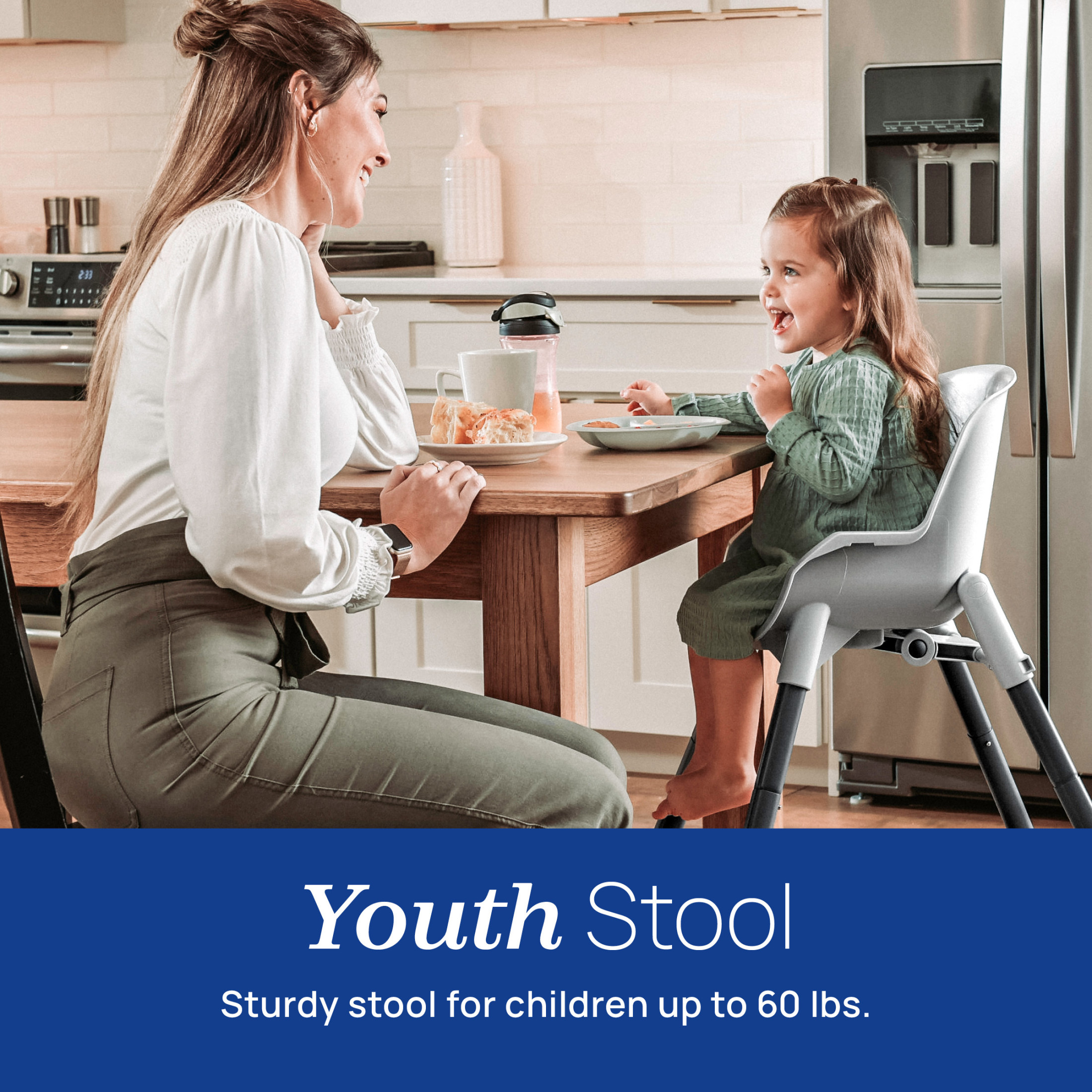 Chicco Zest 4-in-1 Multi-Use Folding High Chair, Seasalt photo 8