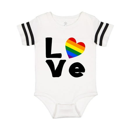 

Inktastic Gay Love Black Gift Baby Boy or Baby Girl Bodysuit