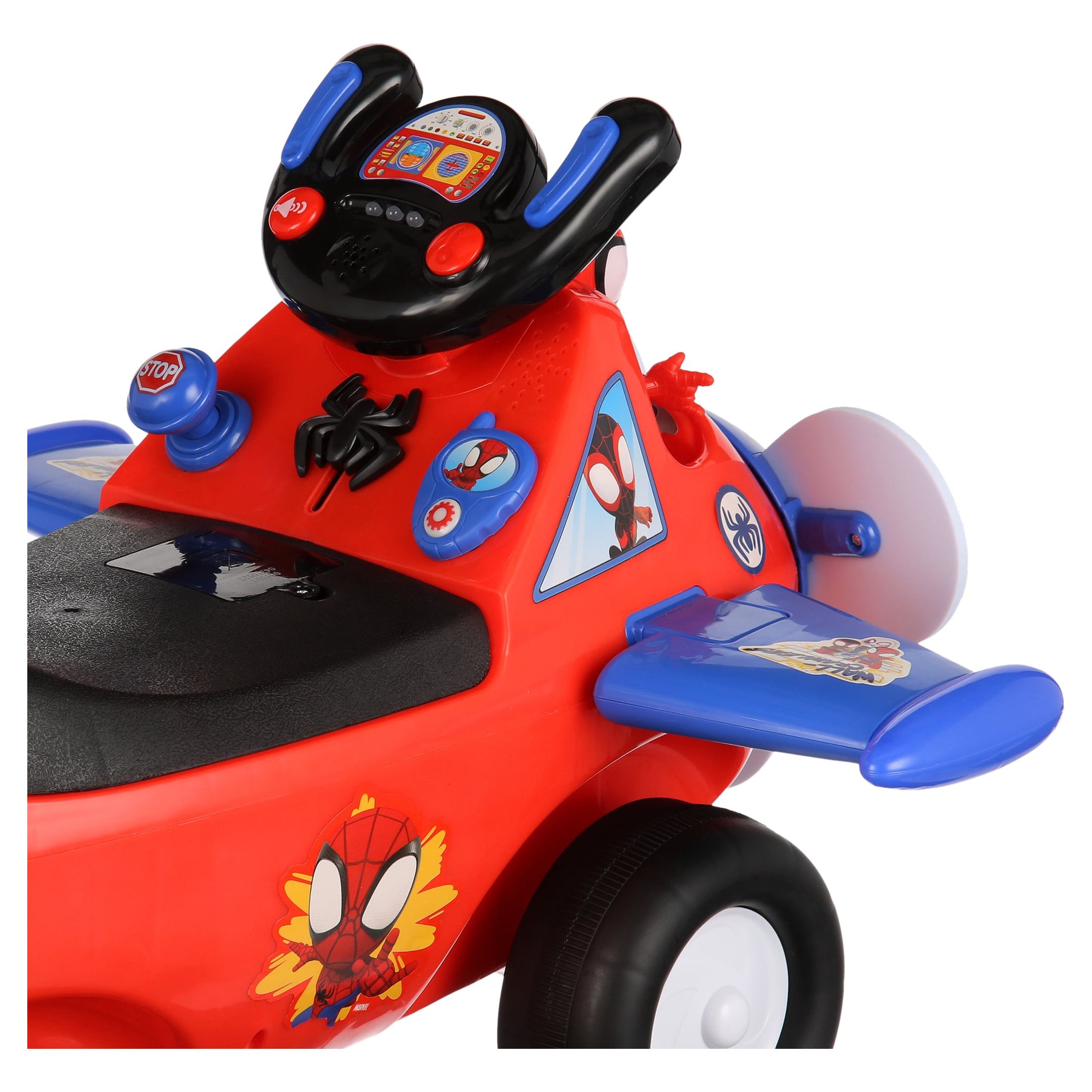Marvel Spidey Activity Plane Ride-On Toy, Ages 1-3 photo 8