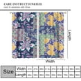 thumbnail image 2 of Patchwork Floral Curtains,Vintage Flower Bohemian Paisley Floral Pattern Window Curtains for Living Room Bedroom Kitchen Bathroom 2 Panels 84x84 in Blackout, 2 of 6