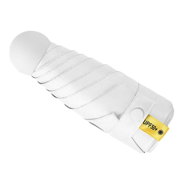 Cateissary Paraguas lluvioso Mini Parasol Protección solar Diseño plegable Bolsillo De moda Type11 NO11