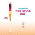 thumbnail image 3 of Franklin Sports Sundae Swing Kids Plastic Baseball Bat + Ball Set, 30 in, Multicolor, 3 of 9