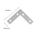 thumbnail image 2 of OUNONA 10 Pcs Support de Plaque de Réparation en Acier Inoxydable Petits Carrés pour Réparation, 2 of 6