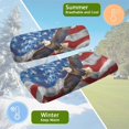 thumbnail image 6 of Pzuqiu Turtle Print Golf Cart Seat Covers Stretchable Universal Golf Cart Seat Blanket USA Flag for Club Car Precedent and Most Original Front Seat Comfortable Breathable Easy to Install, 6 of 7