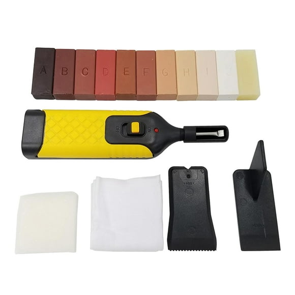 15pcs Furniture and Floor Repair , r Your Wooden Table, Cabinet, Veneer, Door and Nightstand, Any Wood, Cherry, Walnut, Hardwood