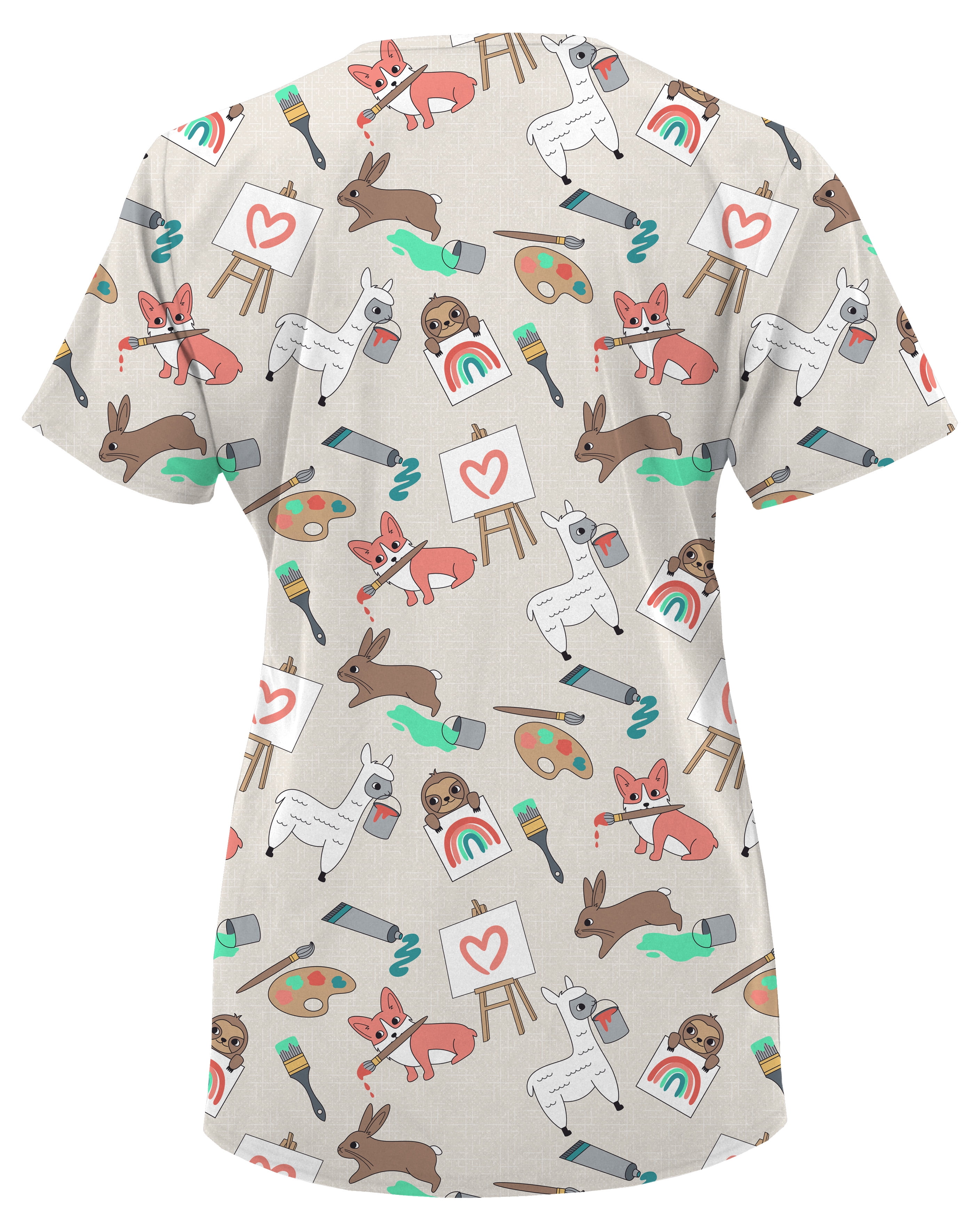 Farm animal scrub top on sale