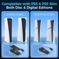 thumbnail image 3 of Support Vertical pour Consoles PS5/PS5 Slim Base Antidérapante pour Accessoires PlayStation 5, Support de Base LED RGB avec Modes de Lumière, 3 of 4