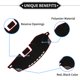 thumbnail image 3 of Funda de alfombrilla de tablero de Unique Bargains de alta configuración con audio compatible para Lexus CT200 11-19, poliéster negro y rojo, 3 of 7