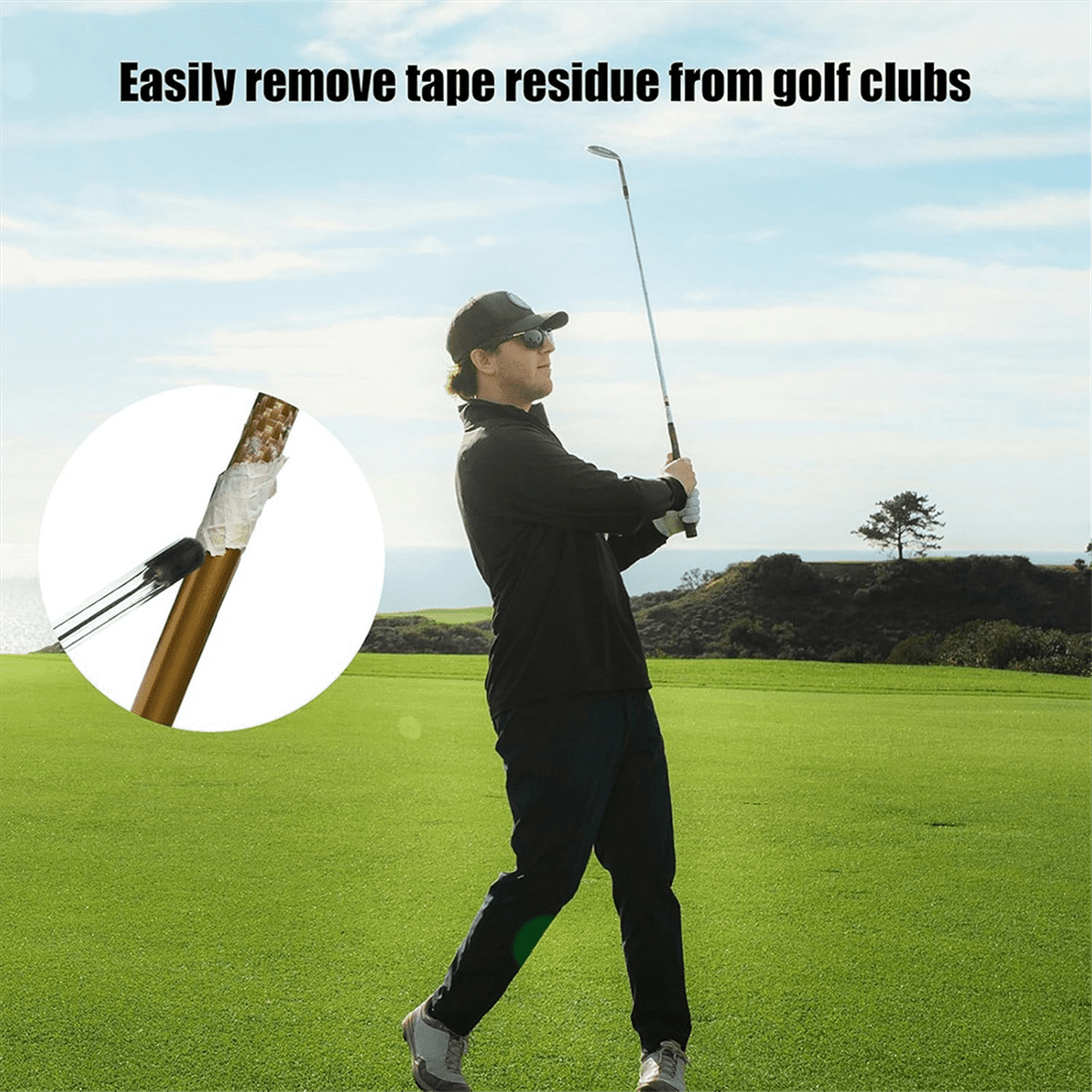 Golf Grip Removal Tool & Golf Grips Tape Remover, V-Groove Grip Remover Saver Repair Tool Essential Accessories