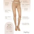 thumbnail image 3 of Women's MeMoi MM-291 Body Smoother Footless Sheer (Honey XL), 3 of 7