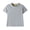 Gray, variant on MXIEZI Kids Toddler Cotton T-Shirt Summer Crewneck Tees Solid Colour Short-Sleeved Shirt Tops for 1-12T Boys Girls