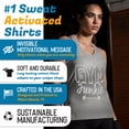 thumbnail image 3 of Sweat Activated T Shirt for Workout with Hidden Inspirational Message For sweating Plus Size X-Large, 3 of 6