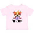 thumbnail image 3 of Inktastic Babys 1st Birthday Corgi Cute Girls Baby T-Shirt, 3 of 5