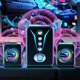 thumbnail image 1 of Altavoz para computadora portátil de escritorio Alta calidad de sonido Alto volumen Subwoofer potente Conexión por cable Altavoz Bluetooth con luz brillante Altavoces Bluetooth, 1 of 9
