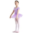 thumbnail image 2 of YONGHS Kids Ballet Dance Shorts Sleeve Leotard Dress Gymnastic Tutu Skirt 3-12, 2 of 7