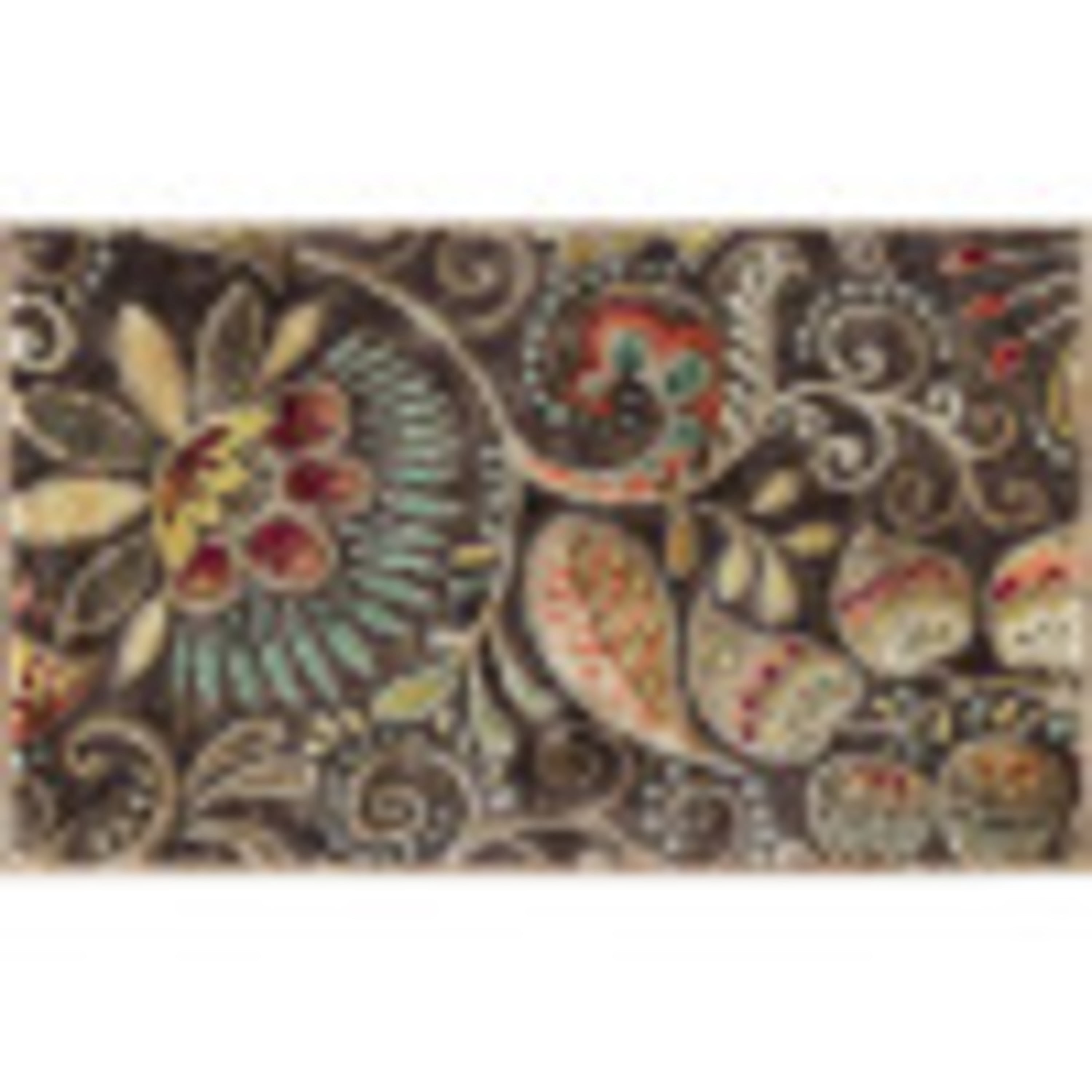 Capri Transitional 2' x 3' Brown and Beige Polypropylene Indoor Area Rug