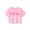 Pink California, variant on Serdomi Pink California Crop Top for Little & Big Girls - Cool Summer T-shirt Clothes Tween Size 10