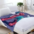 thumbnail image 3 of Durable Soft Flannel Blanket - Cozy Polka Dot Design Perfect for Sofa Travel Bed & Chair - Warm & Stylish Comfort, 3 of 7