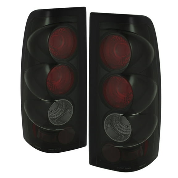 AKKON - For 2003-2006 Silverado 1500 2500 HD | 07 Silverado Classic Pickup Truck Black Smoked Tail Lights Brake Lamps Pair