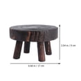 thumbnail image 3 of Wooden Stand Wooden Stool Flower Display Stand Succulents Bonsai Rack Vintage Garden Pot Riser for Office Dining Room Coffee, 3 of 6