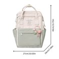 thumbnail image 1 of Mochila resistente al agua EUDIDV Mochila versátil de gran capacidad para estudiantes de secundaria Mochila de color nueva para estudiantes para el inicio de la temporada escolar Útiles escolares, 1 of 1