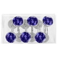 thumbnail image 5 of Jellyfish Shower Curtain Hooks（Set of 12）for Home Hotel Shower Rods Bathroom Crystal Glass Print Stainless Steel Round Curtain Hooks, 5 of 5