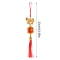 thumbnail image 6 of Dserhfy 2026 Horse Hanging Ornament Chinese New Year Horse Lucky Charm Red Tassel Feng Shui Pendant for Car Bonsai Tree Lunar New Year Wealth, 6 of 7