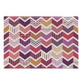 thumbnail image 1 of Chevron Cutting Board, Colorful Arrow Motifs Chevron Lines Geometrical Patchwork Inspired Pattern Cubes, Decorative Tempered Glass Cutting and Serving Board, Large Size, Multicolor, by Ambesonne, 1 of 1