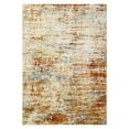 thumbnail image 2 of RONSHIN Area Rugs Washable Carpets 350Gsm Velvet (Total 1150Gsm) Pearl Velvet Cotton Tpr Washed Folding Backing Carpet-Abstract-Mirage Orange 10*13ft, 2 of 7
