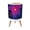 Color 2, variant on Futuristic Small Trash Can with Lid Futuristic Data Corridor Glowing Red Blue Number Style 1.8 Gallon Dog Proof Trash Can Round Garbage Can Waste Bin Wastebasket for Bathroom Bedroom Living Room