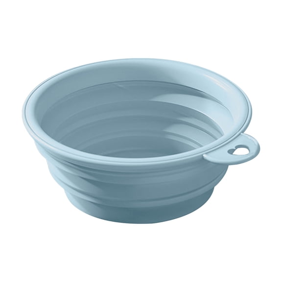 Silicone Collapsible Dog Bowls & Cat Bowls, Denbek Portable Travel Bowls, Foldable Food Water Feeding Dishes for Dogs Cats