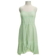 Women's Plus Crochet-Trim Cotton Dress