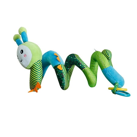 

Moonvvin Baby Stroller Accessories Pendant Toys Spiral Rattle Cute Bee Plush Multicolor Cloth Comfort Light Skin Soft Bed Bell