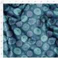 thumbnail image 4 of Soimoi Floral Print - Blue, Premium Cotton Cambric Fabric - Medium Weight Material For Quilting, Kurtis, Blouse, Kids Clothing, Tunic, Curtains - 42" Inch Wide, 1 Yard, 4 of 6