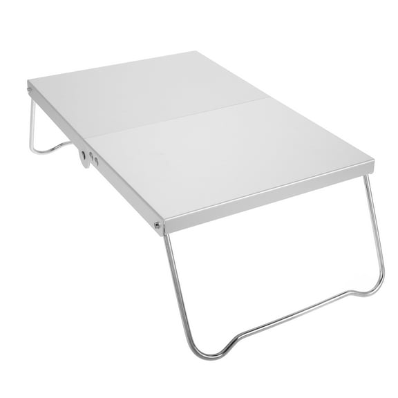 HONITANO 1Pcs Foldable Table Combination Table Outdoor Silver Rectangular Aluminum Alloy Portable