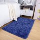 thumbnail image 1 of Alfombra Noahas 51x76 cm Shaggy Azul Marino Antideslizante de Peluche, 1 of 8