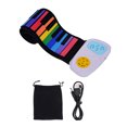 thumbnail image 3 of Amdohai 49 Keys Rainbow Roll-Up Piano Electronic Keyboard Colorful Silicon, 3 of 7