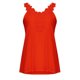 thumbnail image 5 of Blusa superior de color sólido sin mangas con tirantes casuales de moda de encaje para mujer Pompotops  qyievc2177, 5 of 6