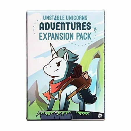 TeeTurtle Unstable Unicorns Adventures Expansion Pack - Designed to be Added to Your Unstable Unicorns Card Game (TEE4893UUEXP1) Adventure Expansion Pack