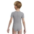 thumbnail image 2 of Zaldita Special Needs Adaptive Clothing for Kids Boys Girls Short Sleeve Anti-Strip Jumpsuit Autistic Romper with Tube Grey 14, 2 of 7