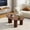 brown-Cloud, variant on Wirrytor Rattan Round Coffee Table with 2-Tier Wood Storage, Circular Table, Round Storage Table, oak