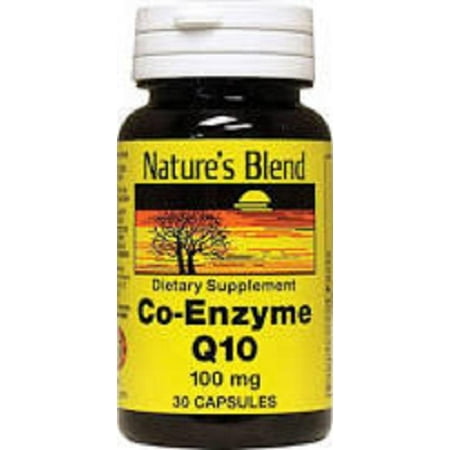 30ct Capsule - Nature's Blend Co-EnzymeQ10 Capsules, 100mg, 30ct 079854079746A955