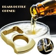thumbnail image 3 of Handmade H59 Brass Bottle Opener, Solid Gold Metal Beer Cap Remover, Compact 2.2 Inch Heavy Duty Bar Tool for Home Kitchen Outdoor Use, 3 of 8