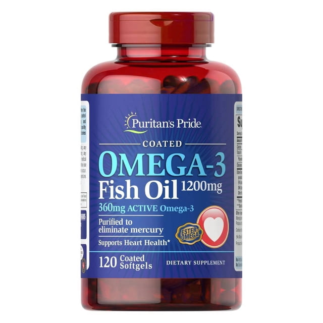 Omega-3 Fish Oil 1200 Mg 360 Mg Omega 3 Con 120 Capsulas Netsell Vitaminas /softgel / Salud