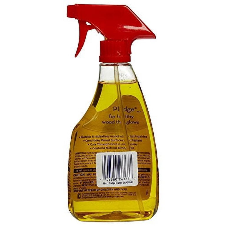 Pledge Wood Oil, 16 oz, Orange Scent, 2 Pack - Walmart.com